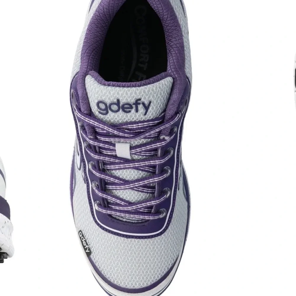 Gravity Defyer Women's Mighty Walk Athletic Shoes Purple White
